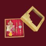 Special Rakhi Gift Box with Ganesh Ji Idol